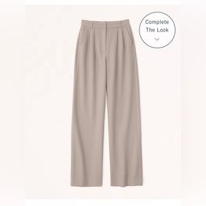 Abercrombie and Fitch ultra high-rise tailored pant